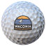 waconia chamber of commerce logo on golf ball